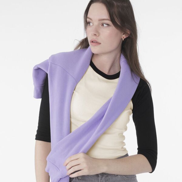 Women’s micro rib 3/4 raglan baby t-shirt Thumbnail